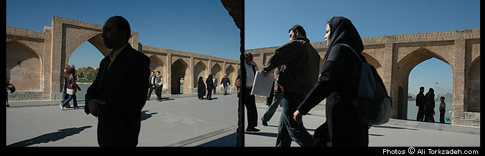 Si-o-se Pol (33 Bridge), Isfahan, Iran.