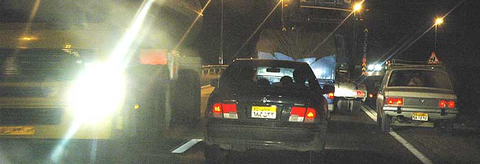 How many driving laws can be broken simultaneously? These brave Iranian drivers take the challenge. 