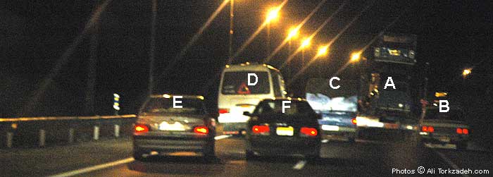 How many driving laws can be broken simultaneously? These Iranian drivers take the challenge. 