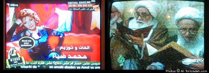 Identity Abuse: If the people who built the Persian Empire knew where copies of their artwork would end up. Tourist Burger, Isfahan, Iran