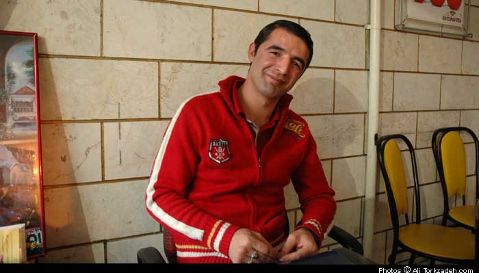 BM, cashier at a kabobi, Tehran.